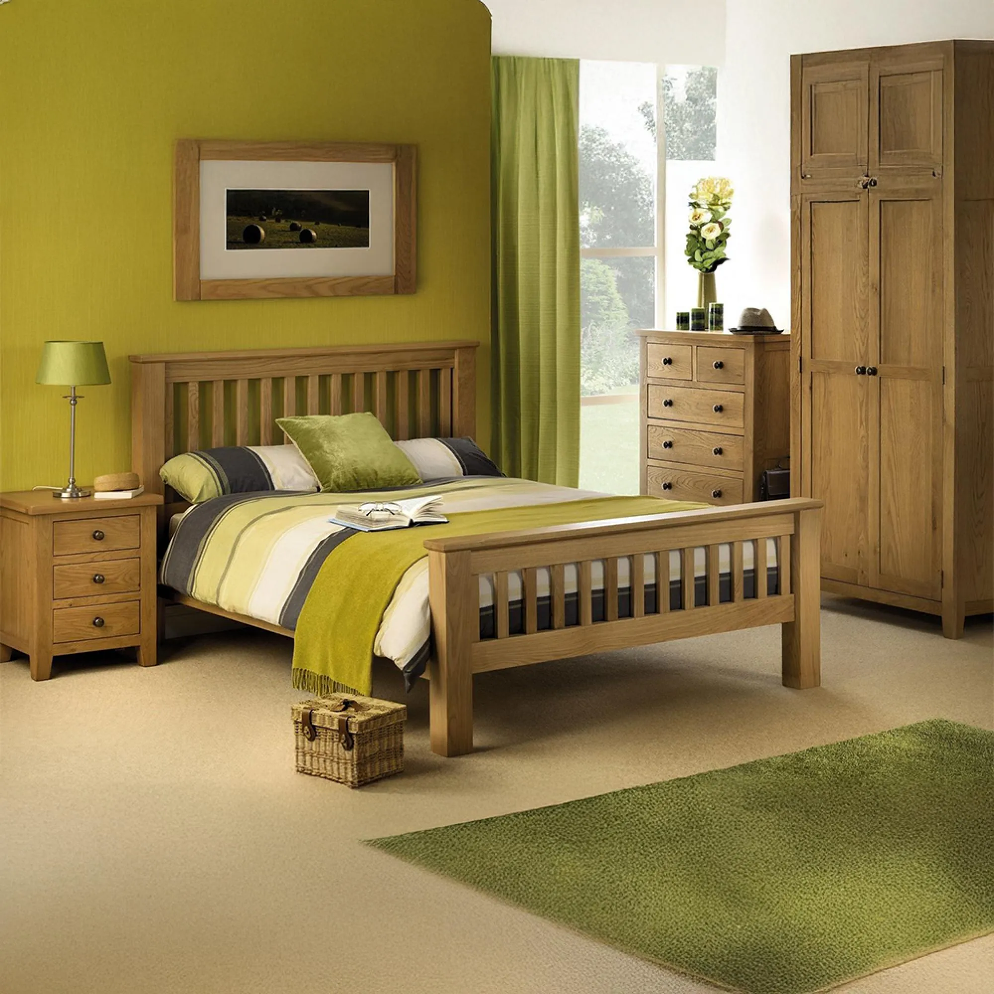 Marlborough 4+2 Drawer Chest - Oak