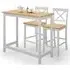 Marlow Bar Set with 2 Stools - Grey, Oak