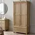 Memphis 2 Door Wardrobe with Drawer - Limed Oak
