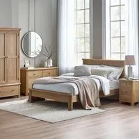 Memphis Bed Frame - Limed Oak