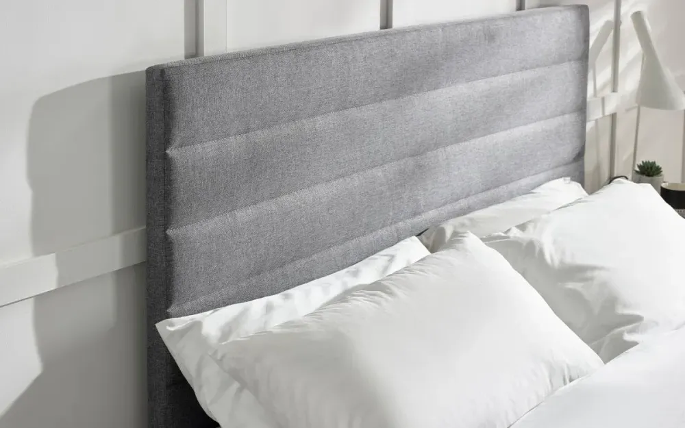 Merida Bed Frame - Grey, Fabric