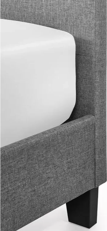 Merida Bed Frame - Grey, Fabric