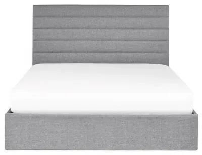 Merida Ottoman Storage Bed - Grey, Fabric image