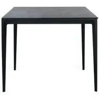 Miami 2-Seater Square Dining Table - Grey, Ceramic