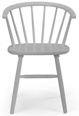 Modena Spindle Back Dining Chair Set of 2 - Grey