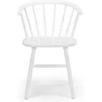 Modena Spindle Back Dining Chair Set of 2 - White
