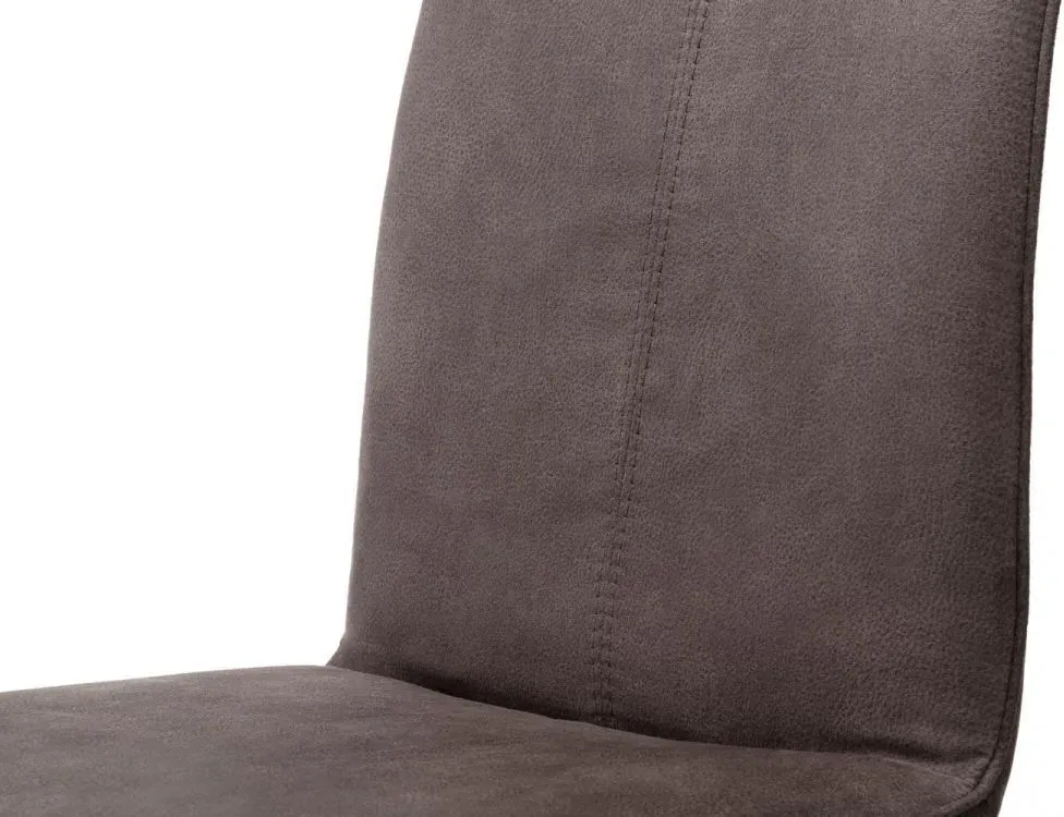 Monroe Dining Chair Set of 2 - Charcoal Grey, Fabric