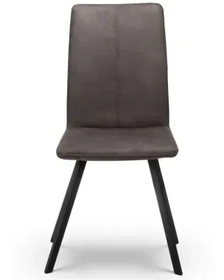 Monroe Dining Chair Set of 2 - Charcoal Grey, Fabric