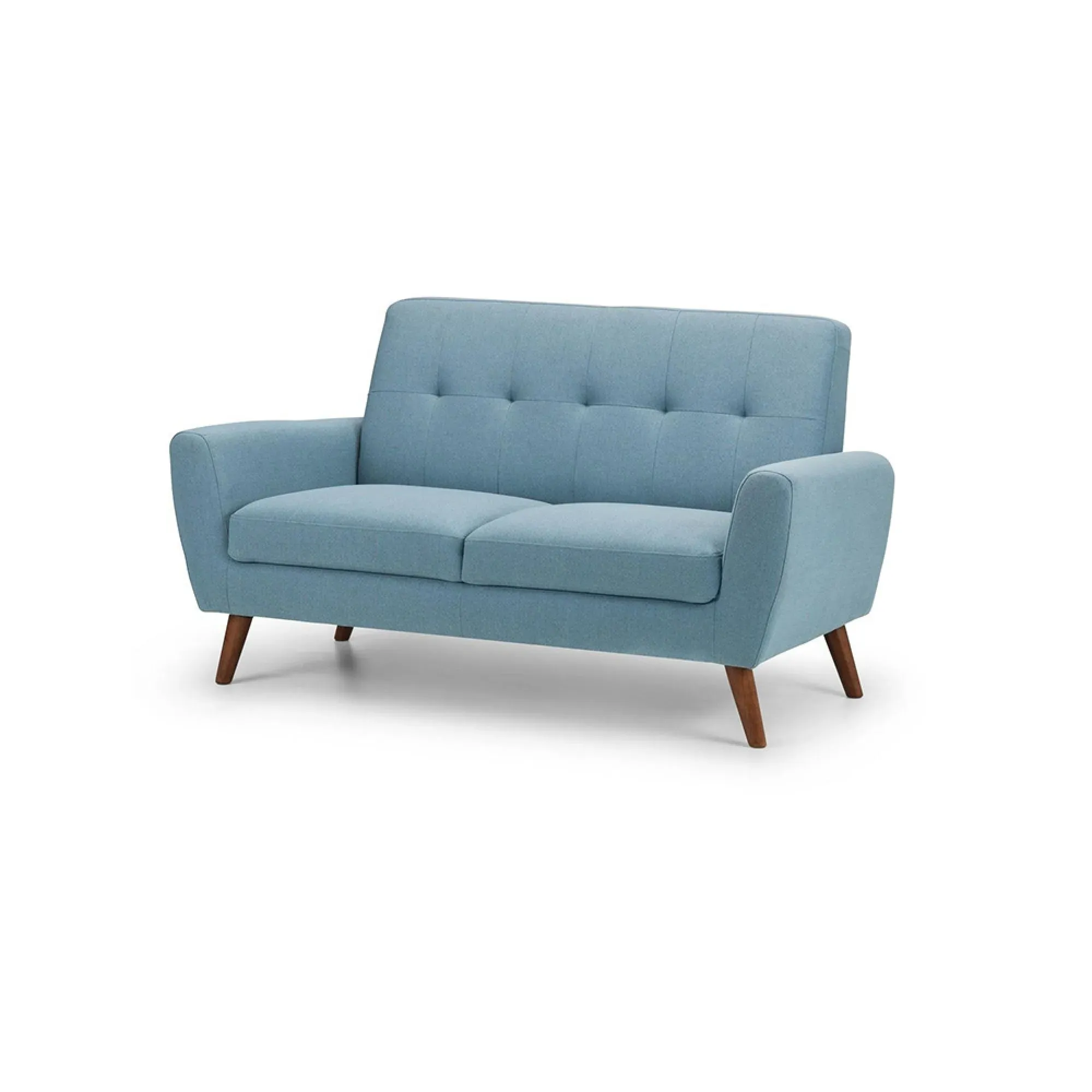 Monza 2-Seater Sofa - Blue, Fabric