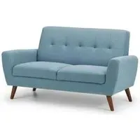 Monza 2-Seater Sofa - Blue, Fabric