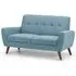 Monza 2-Seater Sofa - Blue, Fabric