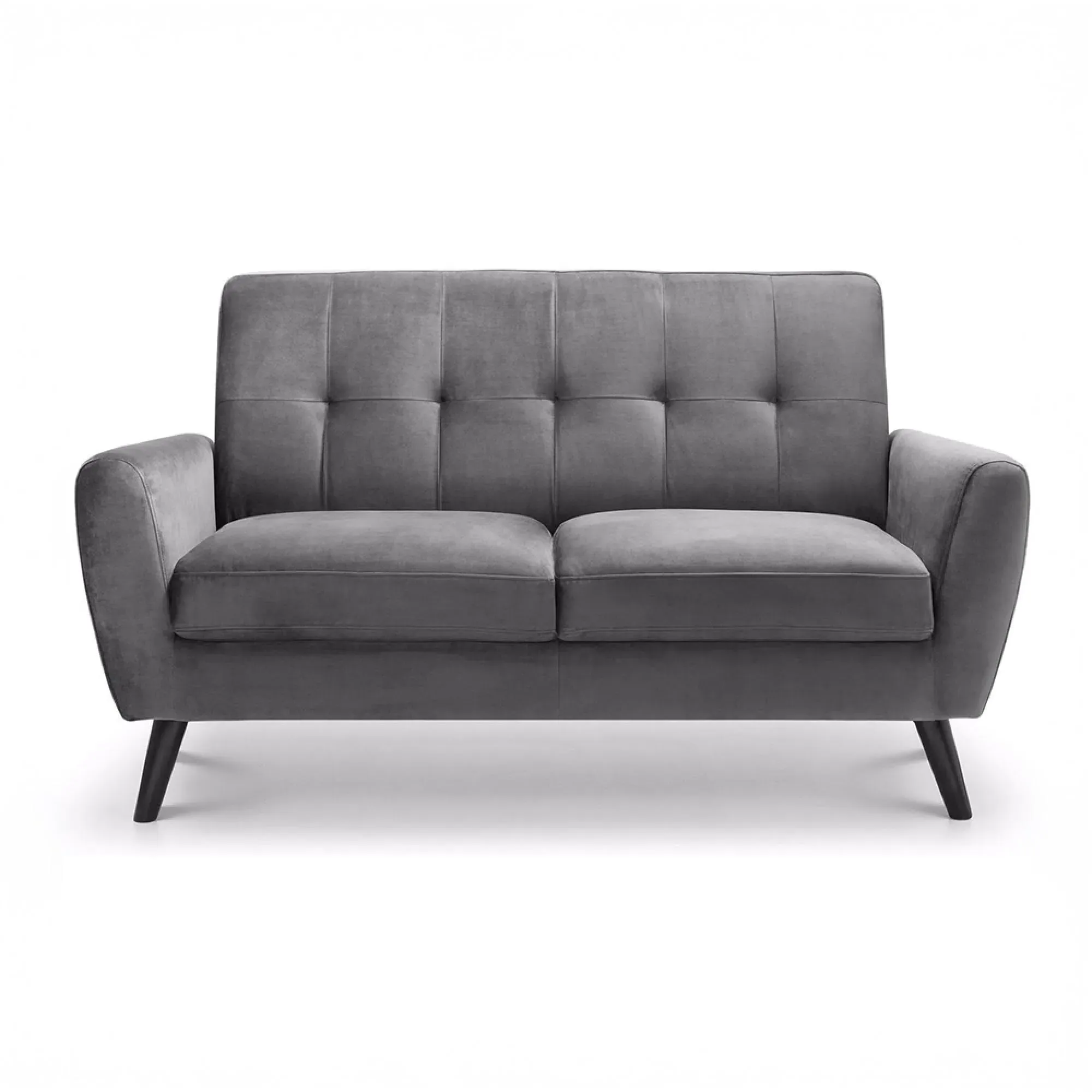 Monza 2-Seater Sofa - Grey, Fabric