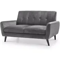 Monza 2-Seater Sofa - Grey, Fabric