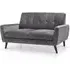 Monza 2-Seater Sofa - Grey, Fabric