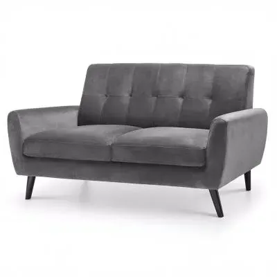 Monza 2-Seater Sofa - Grey, Fabric