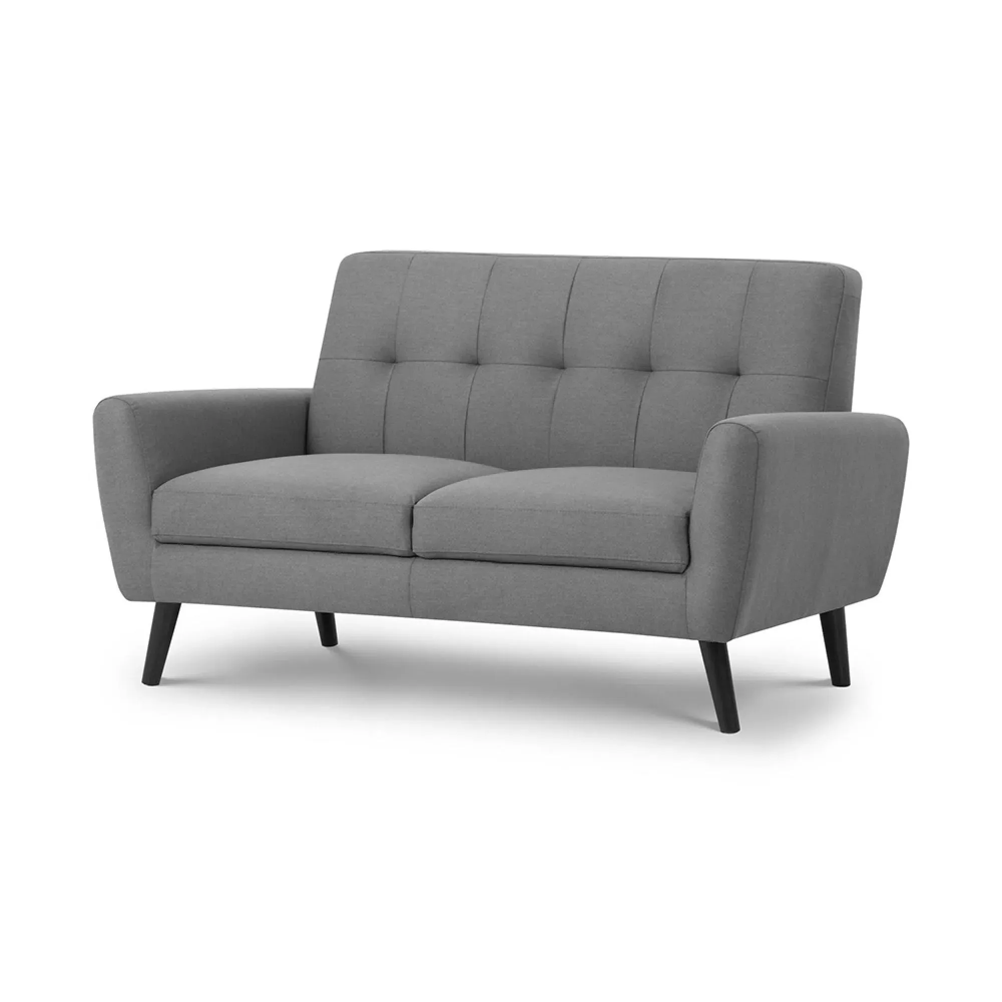 Monza 2-Seater Sofa - Grey, Linen