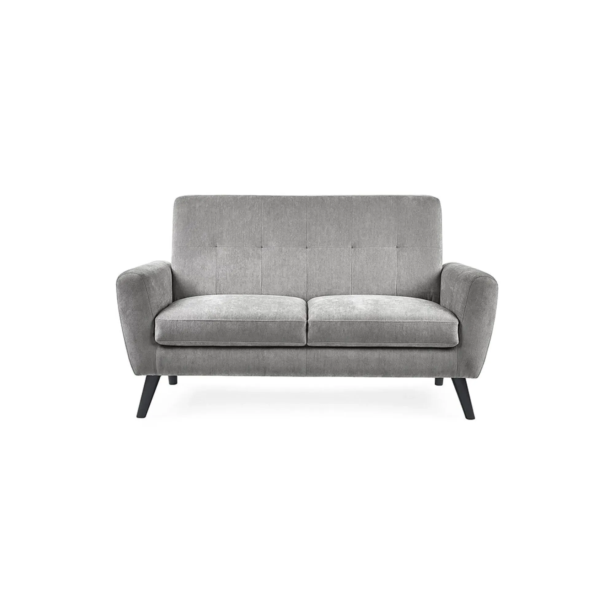Monza 2-Seater Sofa - Grey, Mobus Fabric