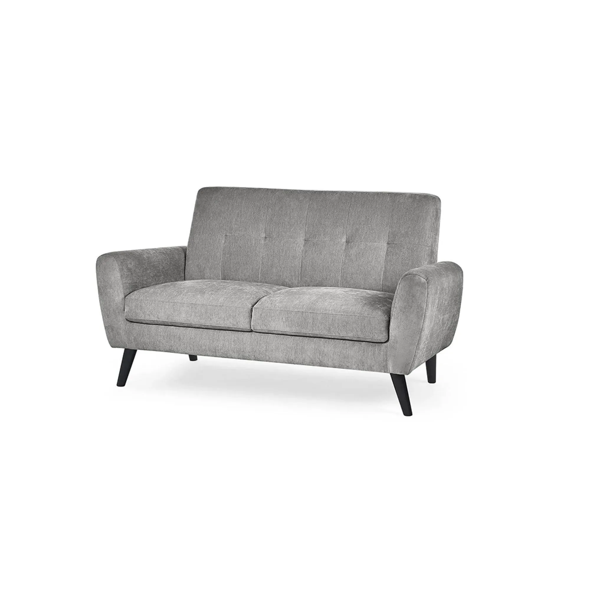 Monza 2-Seater Sofa - Grey, Mobus Fabric