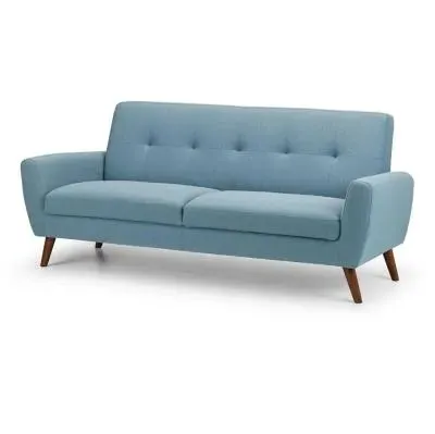 Monza 3-Seater Sofa - Blue, Fabric image