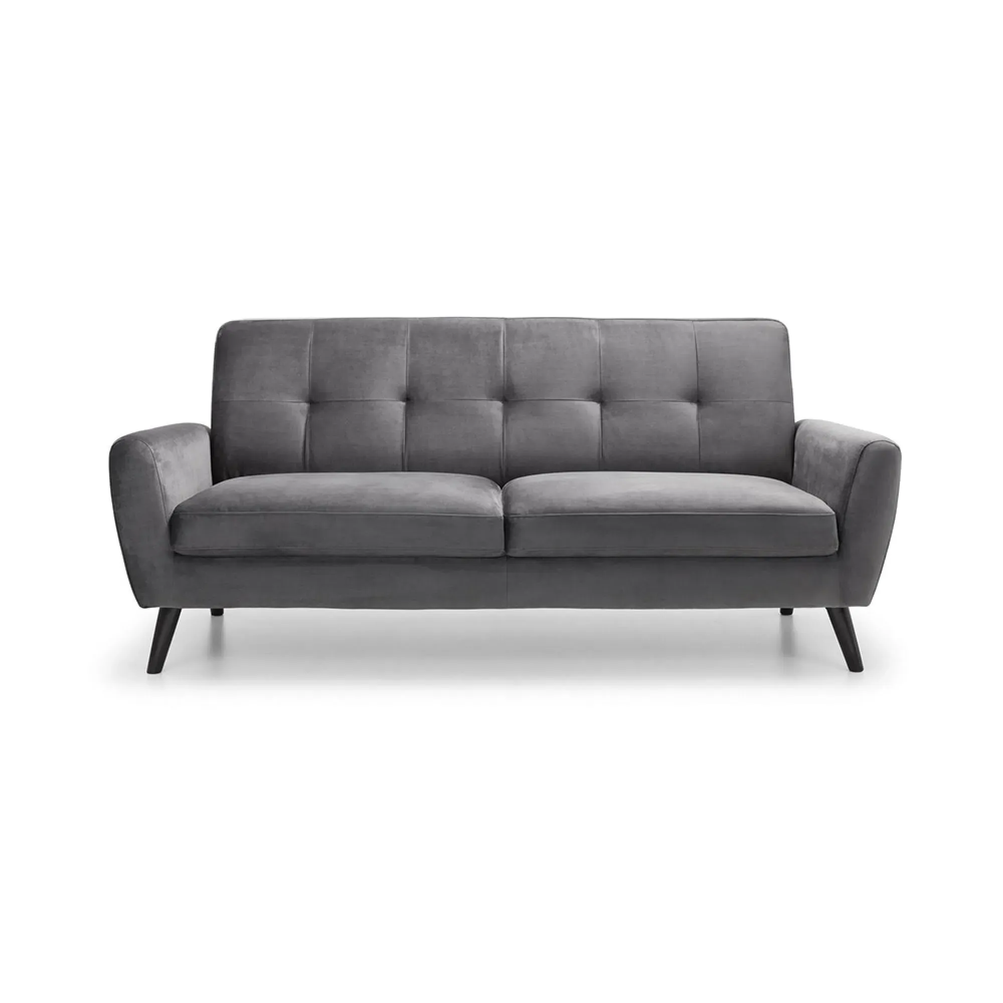Monza 3-Seater Sofa - Grey, Fabric