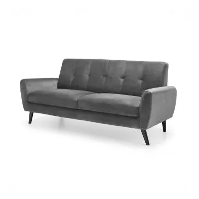 Monza 3-Seater Sofa - Grey, Fabric