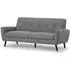 Monza 3-Seater Sofa - Grey, Linen