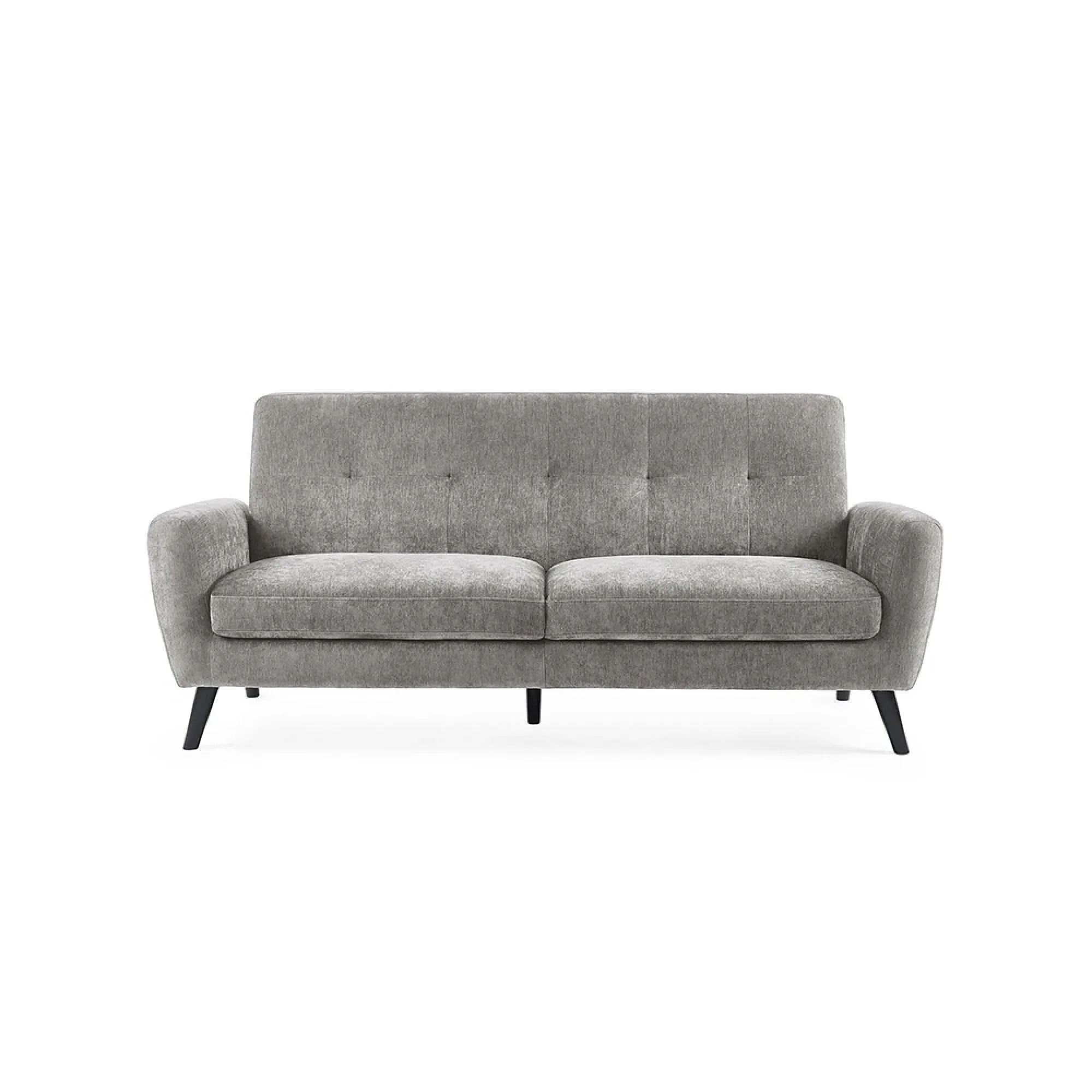 Monza 3-Seater Sofa - Grey, Mobus Fabric