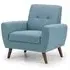 Monza Armchair - Blue, Fabric