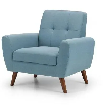 Monza Armchair - Blue, Fabric image