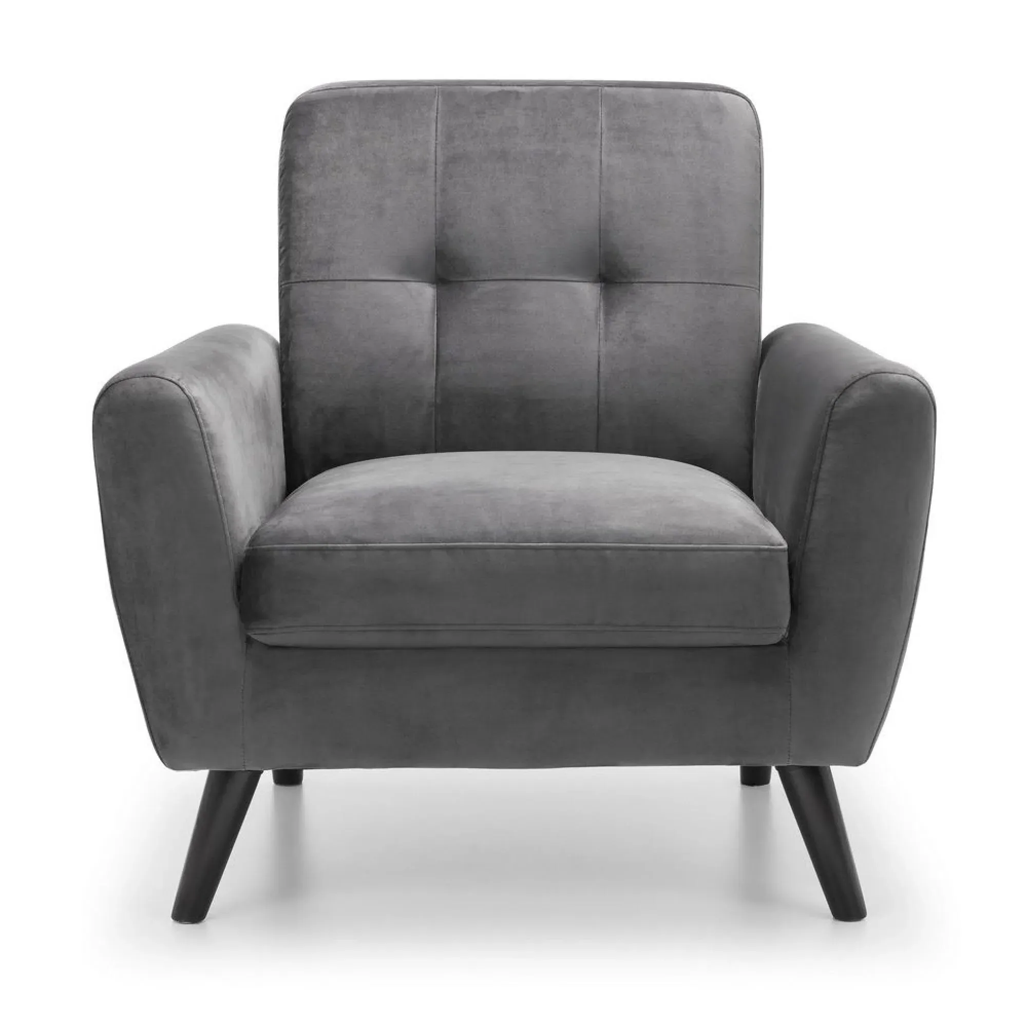 Monza Armchair - Grey, Fabric