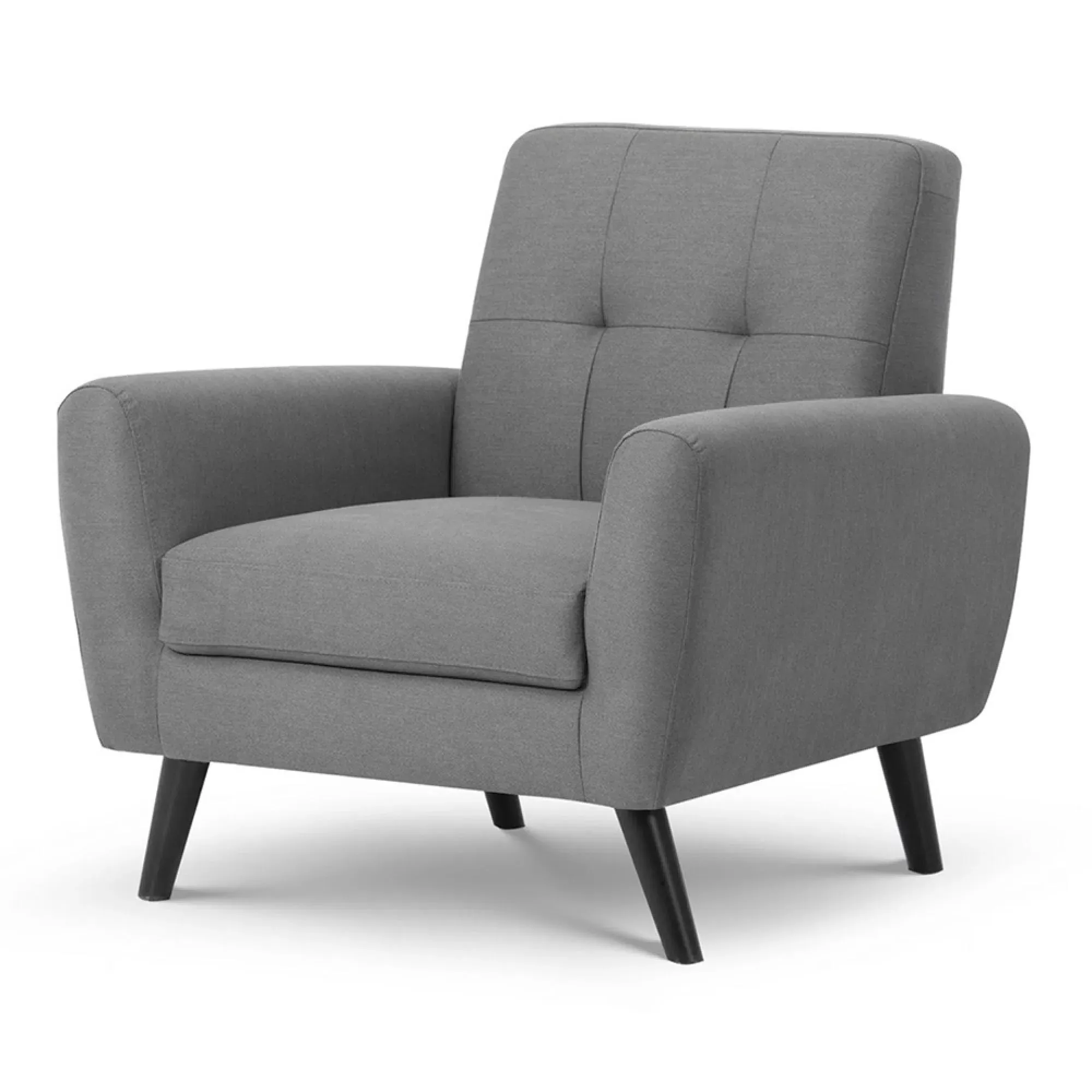 Monza Armchair - Grey, Linen
