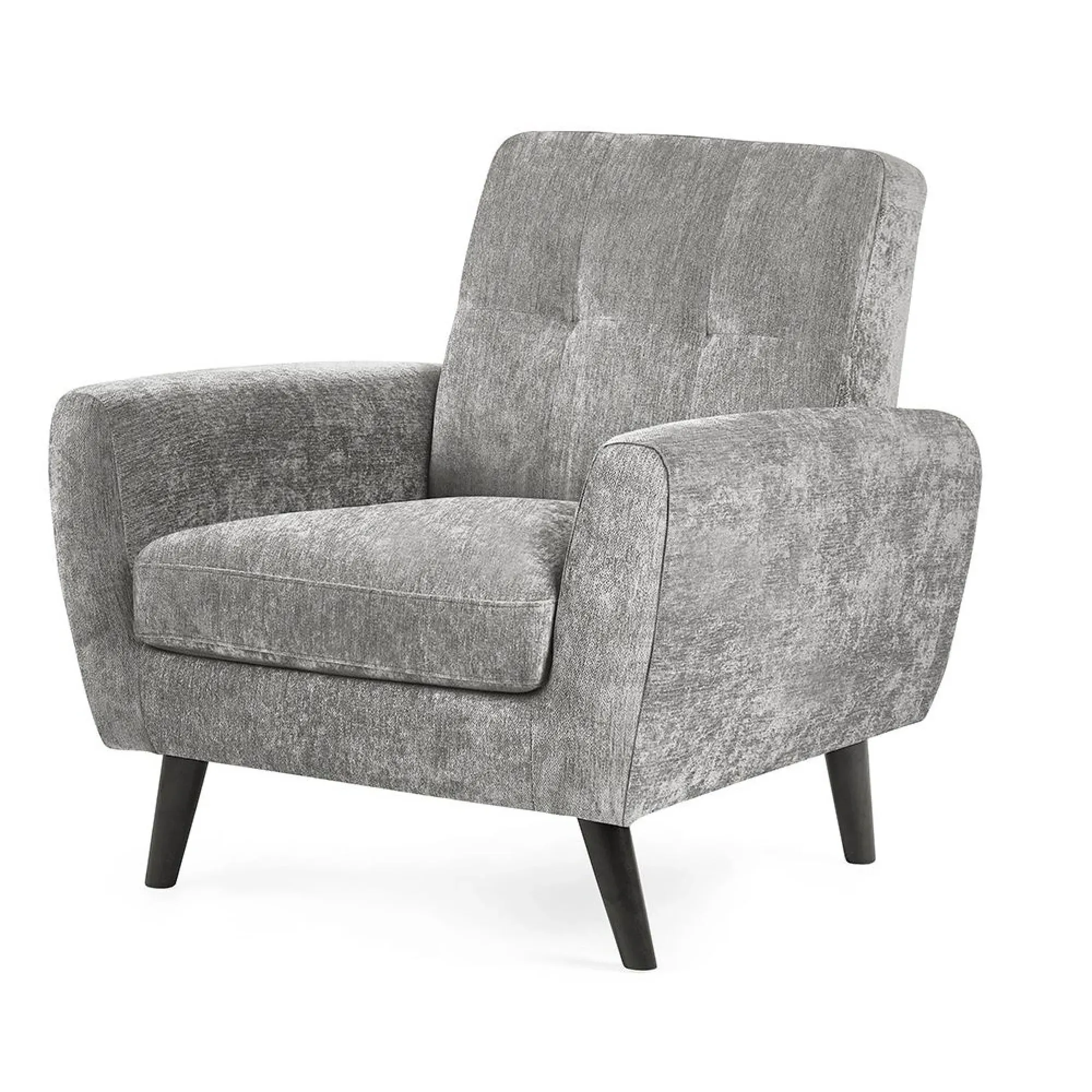 Monza Mobus Fabric Armchair - Dove Grey