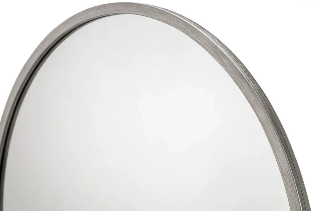 Octave Round Wall Mirror - Pewter
