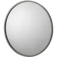 Octave Round Wall Mirror - Pewter