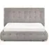 Odette Fabric Bed - Taupe