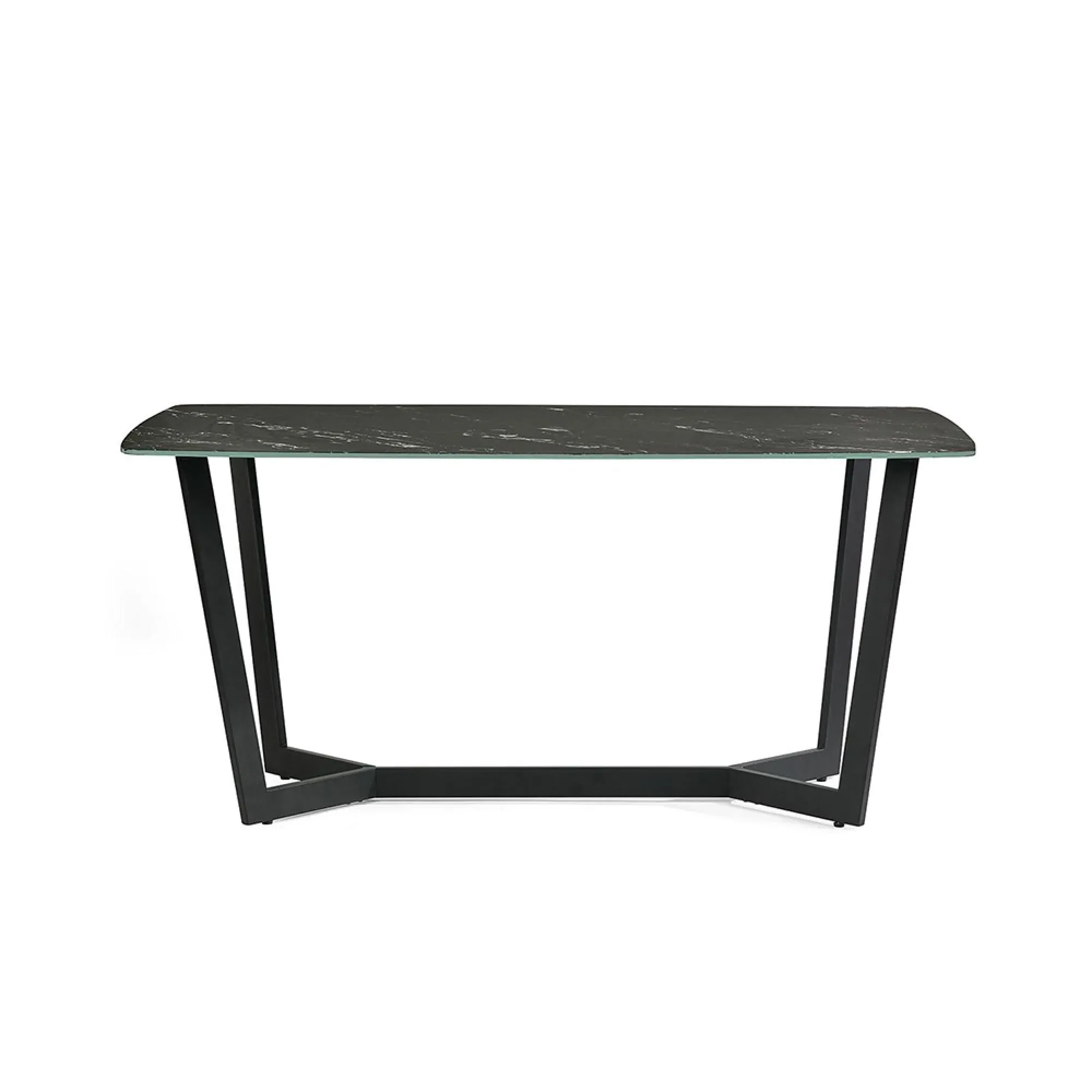 Olympus 6-Seater Dining Table - Black Marble Effect