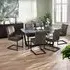 Olympus 6-Seater Dining Table - Black Marble Effect