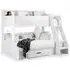 Orion Triple Sleeper Bed - White