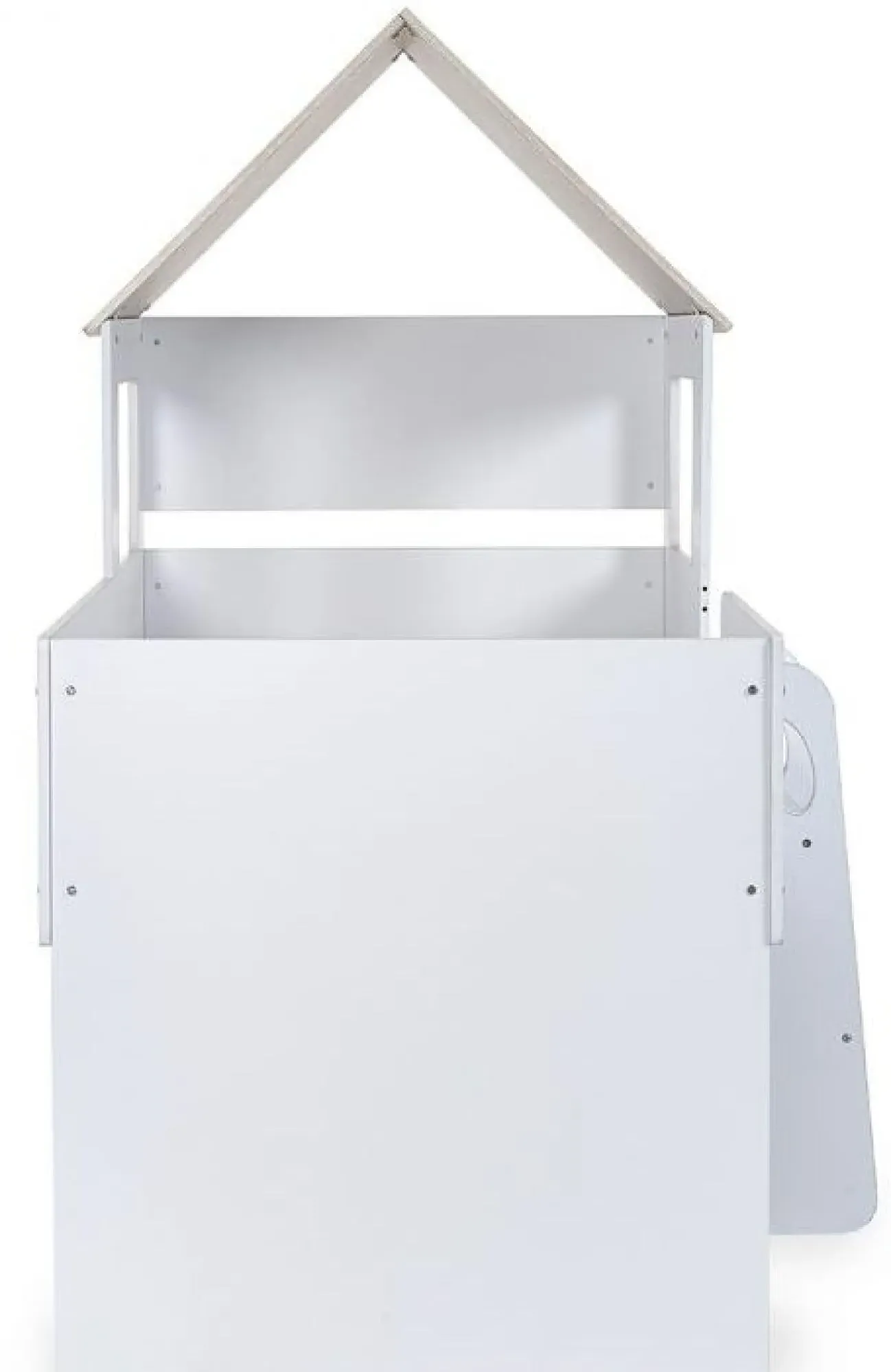 Orpheus Midsleeper Bed - White, Wood Effect