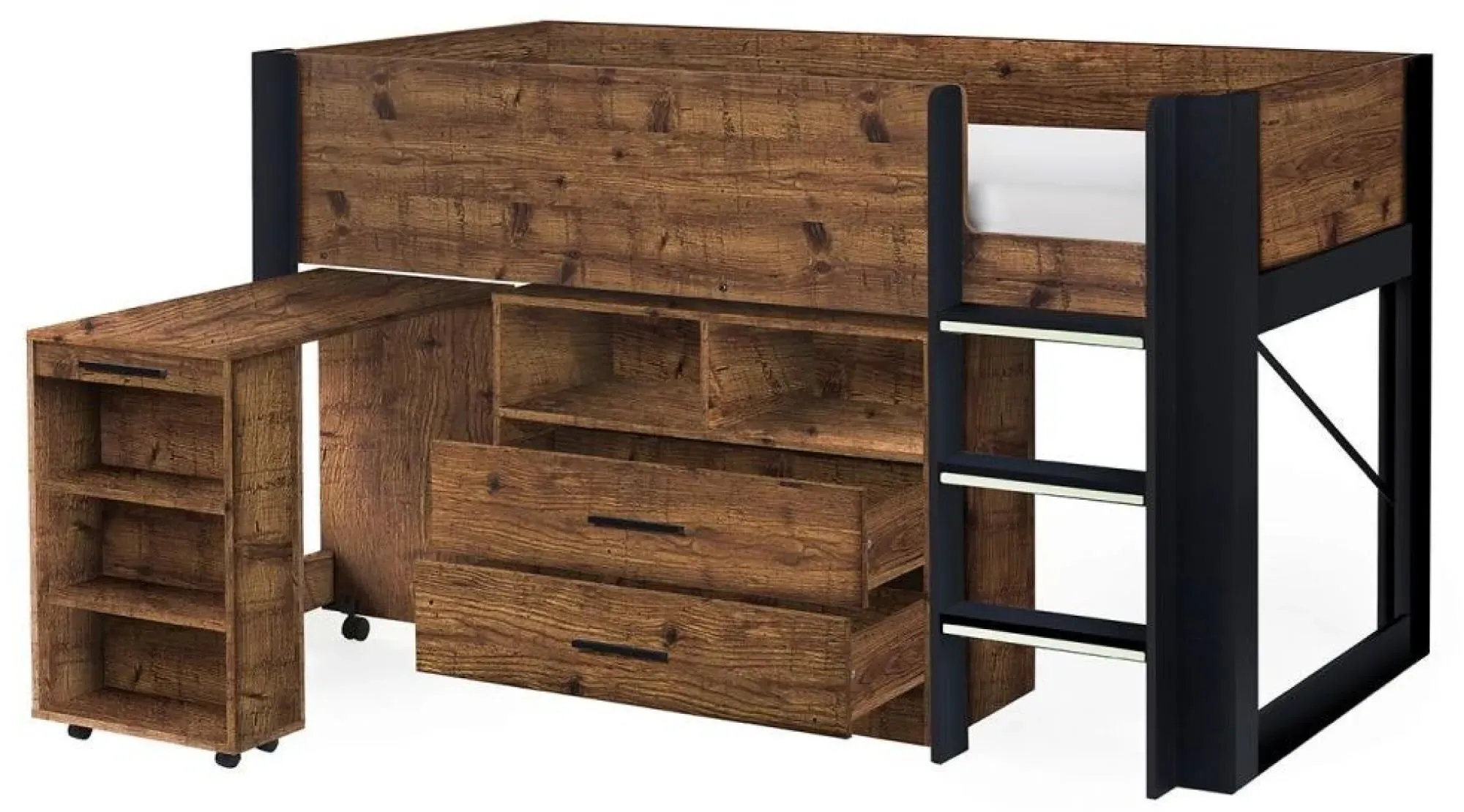 Otis Midsleeper Bed - Brown