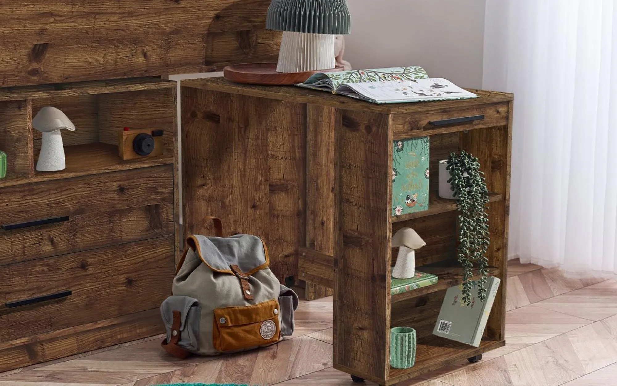 Otis Midsleeper Bed - Brown