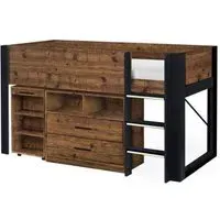 Otis Midsleeper Bed - Brown