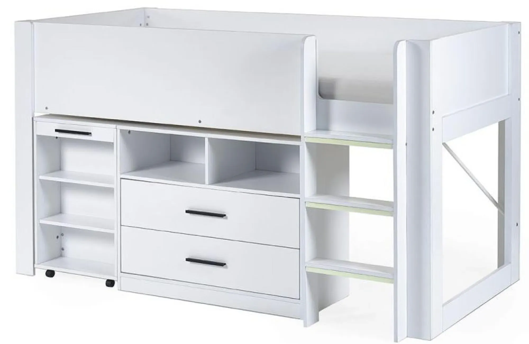 Otis Midsleeper Bed - White