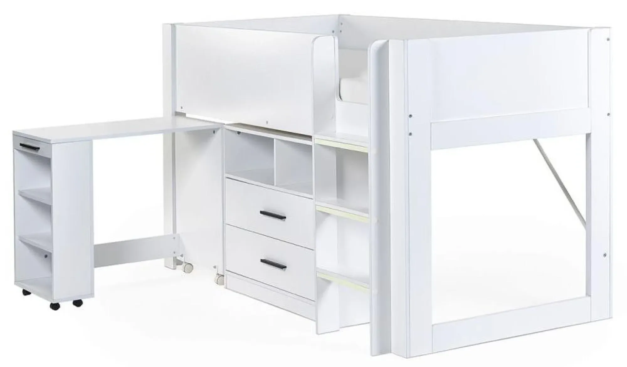 Otis Midsleeper Bed - White