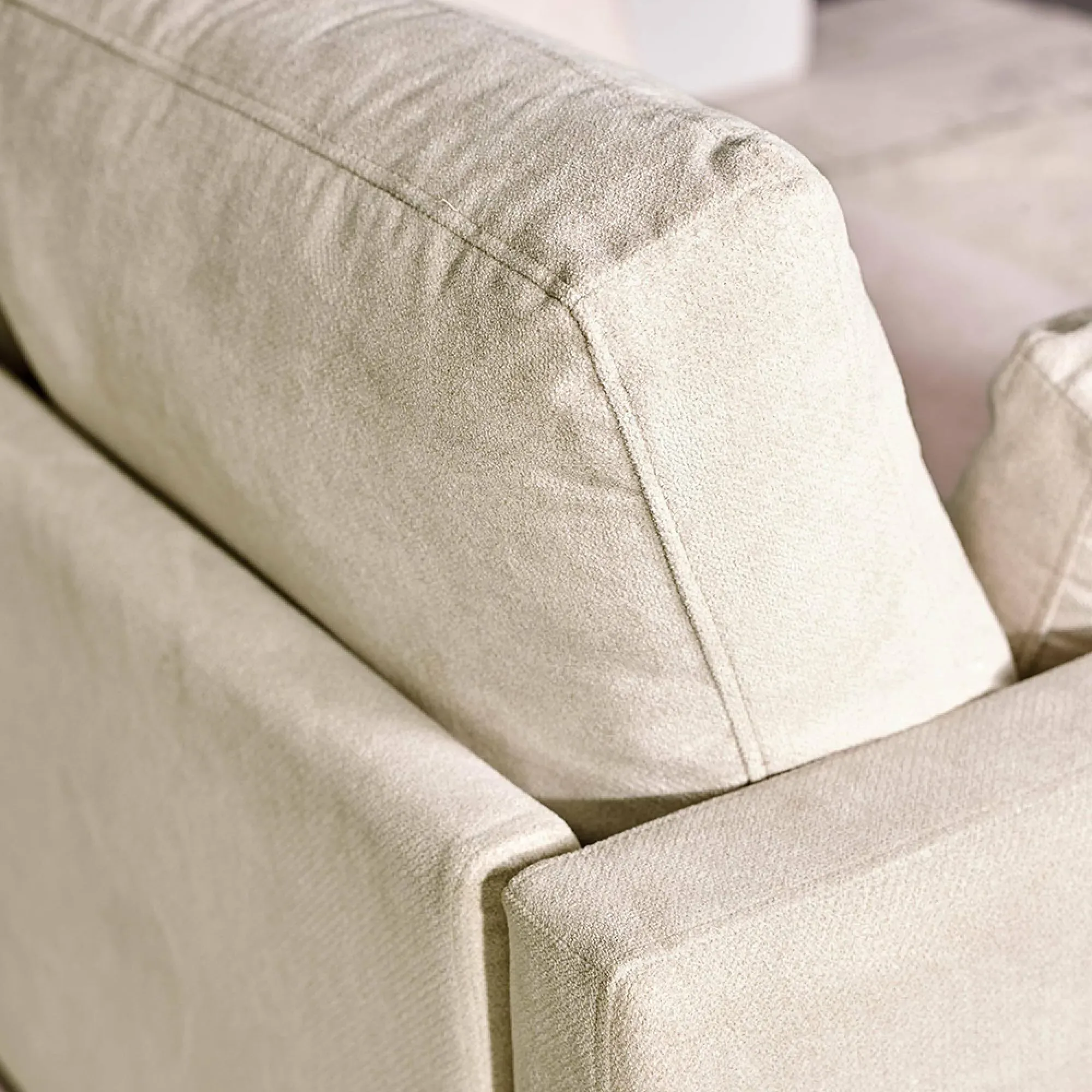 Ottilie 2-Seater Sofa - Beige, Fabric