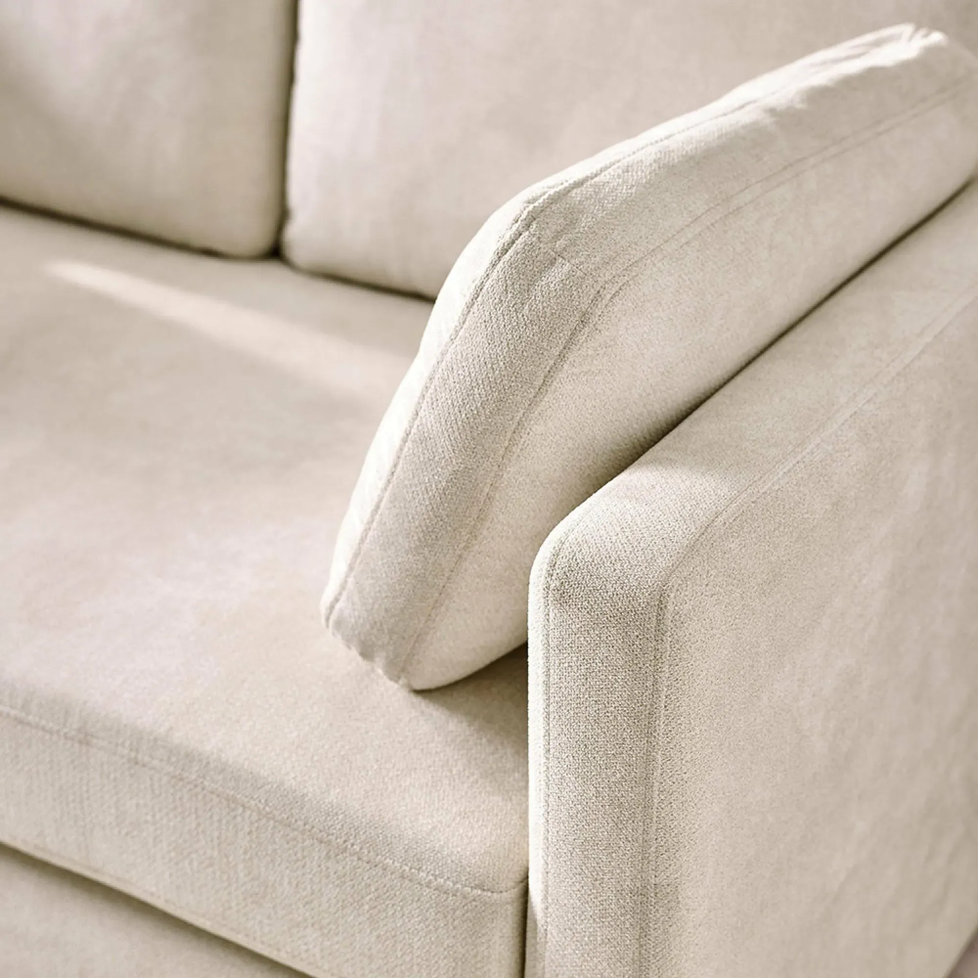 Ottilie 2-Seater Sofa - Beige, Fabric