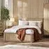 Padstow Ottoman Bed with Storage - Oak, Rattan