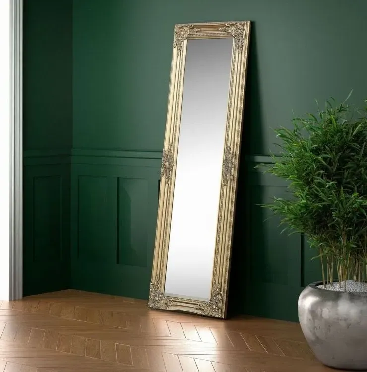 Palais Rectangular Leaner Mirror - Gold