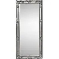 Palais Rectangular Tall Leaner Mirror - Pewter