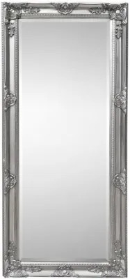 Palais Rectangular Tall Leaner Mirror - Pewter